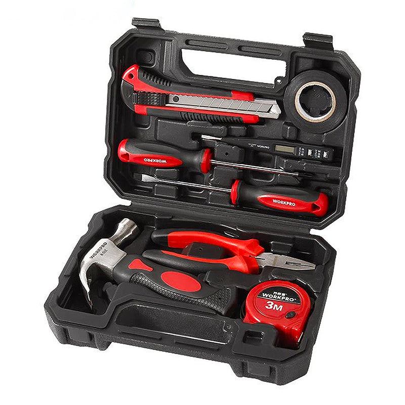 Bộ đồ nghề 8 món cơ bản đựng trong vali nhựa nhỏ Workpro WP209001