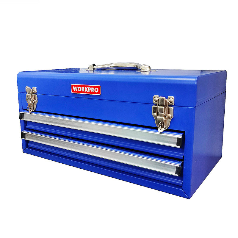 Tủ đồ nghề nhỏ 2 ngăn kéo, Vật liệu bằng sắt 0.8mm, kích thước 460mm x 240mm x 220mmWorkpro WP282005