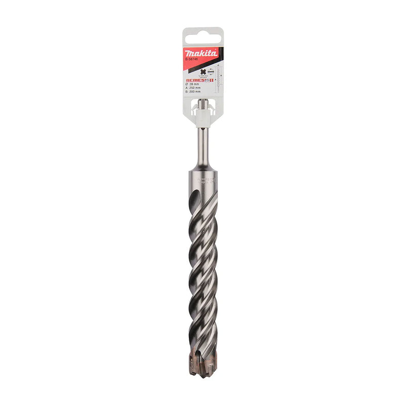 Mũi khoan bê tông TCT Nemesis II Makita đuôi gài SDS-Plus đường kính mũi từ 14mm-32mm ( Cấp 5 sao )