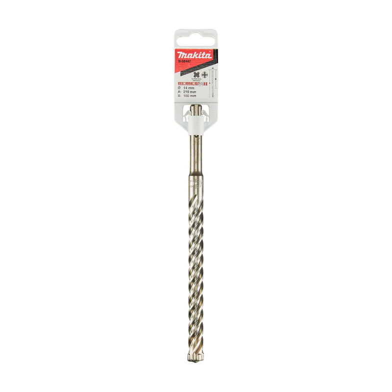 Mũi khoan bê tông TCT Nemesis II Makita đuôi gài SDS-Plus đường kính mũi từ 14mm-32mm ( Cấp 5 sao )