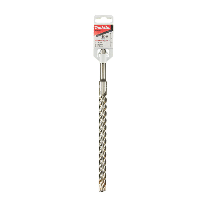 Mũi khoan bê tông TCT Nemesis II Makita đuôi gài SDS-Plus đường kính mũi từ 14mm-32mm ( Cấp 5 sao )