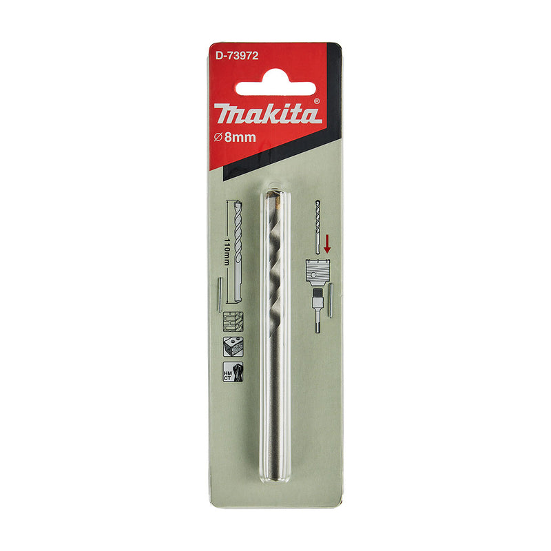 Mũi định tâm dùng cho mũi khoét lỗ tường Makita D-73972 đường kính mũi 8mm, chiều dài 110mm ( Cấp 2 sao )