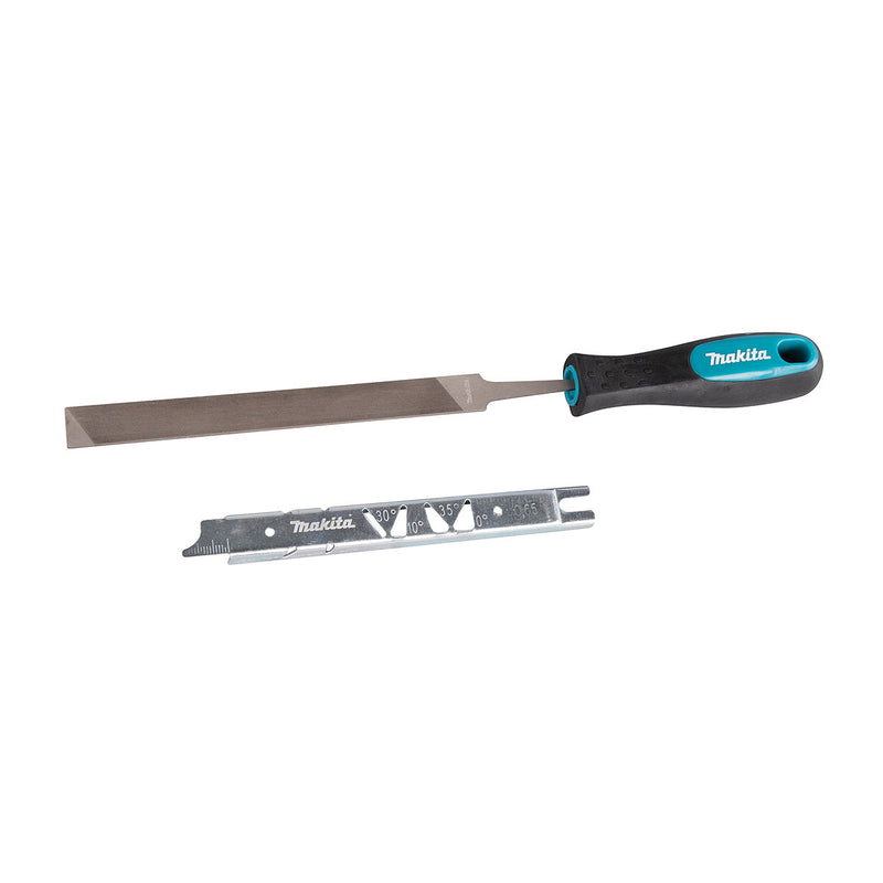 Bộ dũa xích, vỏ dũa và thước canh độ sâu Makita D-70998 dùng cho tất cả các máy cưa xích