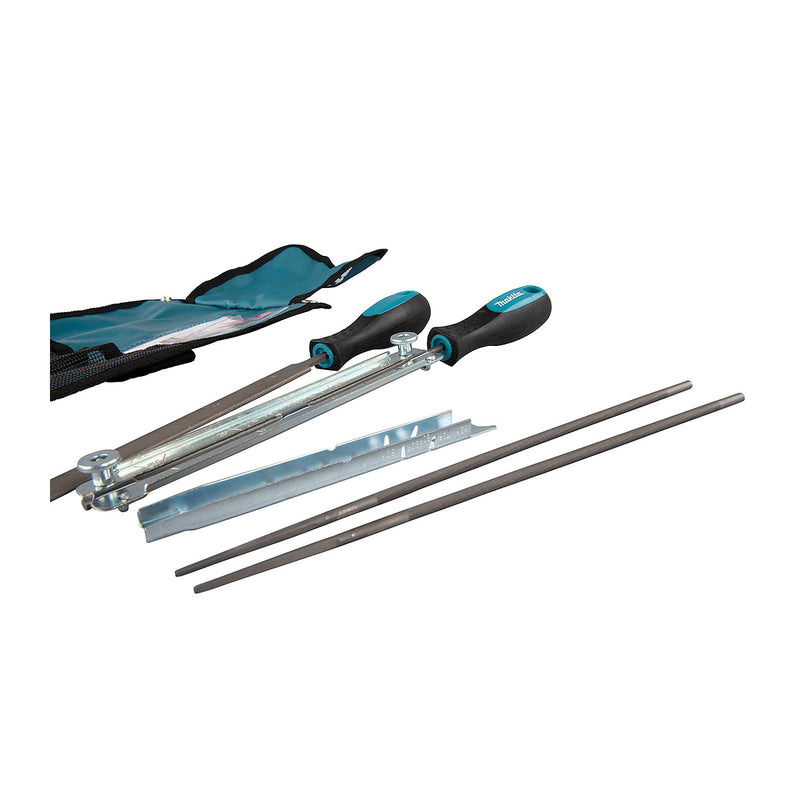 Bộ dũa xích 8 chi tiết kèm túi đựng Makita D-72160 dũa tròn kích thước 4.5mm
