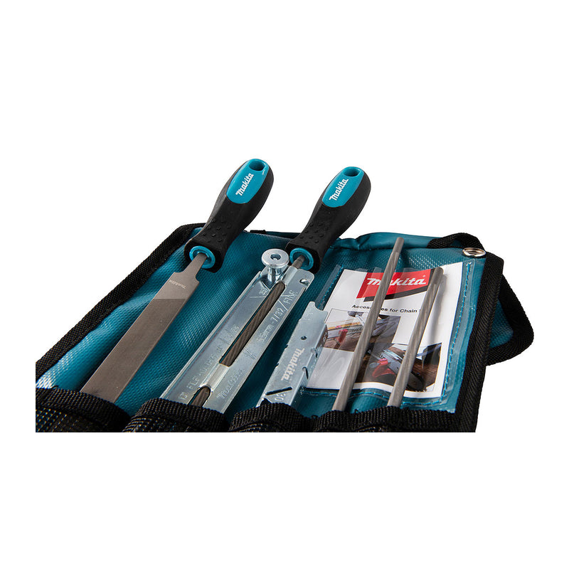 Bộ dũa xích 8 chi tiết kèm túi đựng Makita D-72160 dũa tròn kích thước 4.5mm