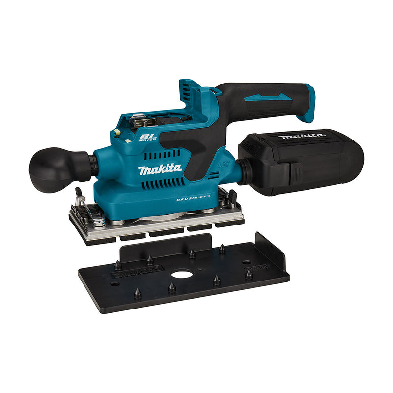Máy chà nhám rung Makita DBO380 dùng Pin 18V LXT, kích thước đế 93 x 185mm