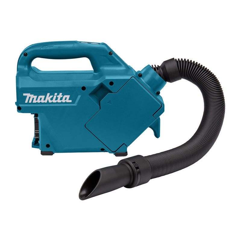 Máy hút bụi Makita DCL184 dùng Pin 18V LXT lực hút tối đa 5.4 kPa, khả năng chứa bụi 500ml