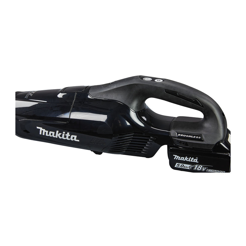 Máy hút bụi cầm tay Makita DCL281F dùng Pin 18V LXT, công suất hút 60W, khả năng chứa bụi 750ml bộ lọc HEPA