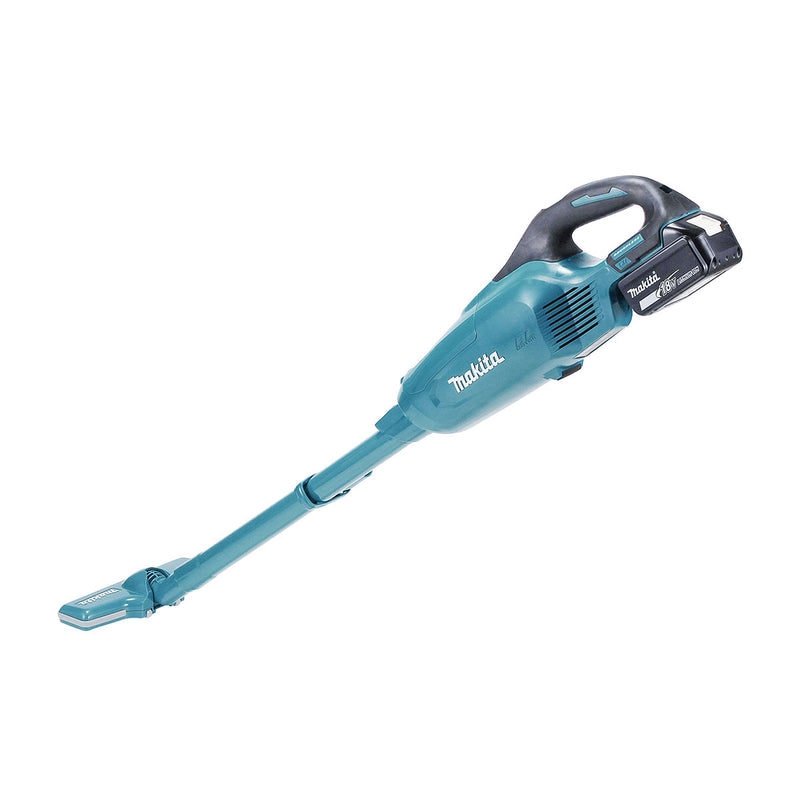 Máy hút bụi cầm tay Makita DCL282F dùng Pin 18V LXT, công suất hút 60W, khả năng chứa bụi 500ml bộ lọc HEPA