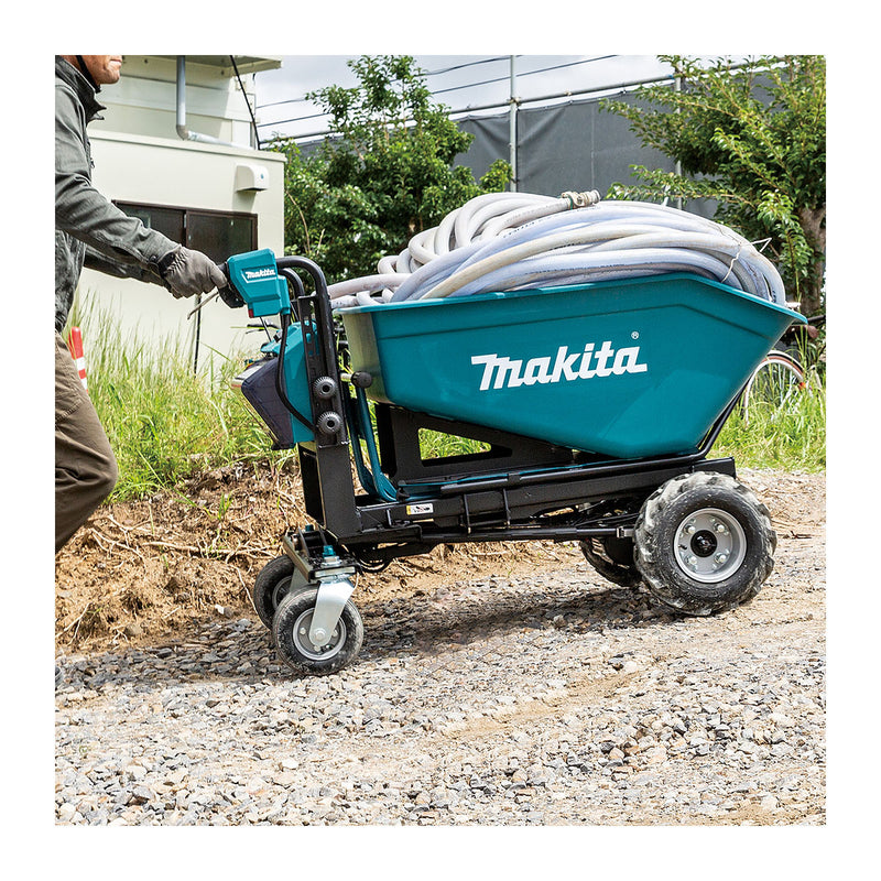 Xe vận chuyển hàng hóa Makita DCU602 dùng Pin 18V x2 LXT, tải trọng tối đa 300kg