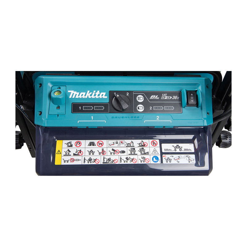 Xe vận chuyển hàng hóa Makita DCU602 dùng Pin 18V x2 LXT, tải trọng tối đa 300kg