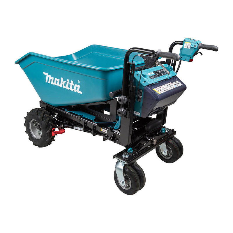 Xe vận chuyển hàng hóa Makita DCU602 dùng Pin 18V x2 LXT, tải trọng tối đa 300kg