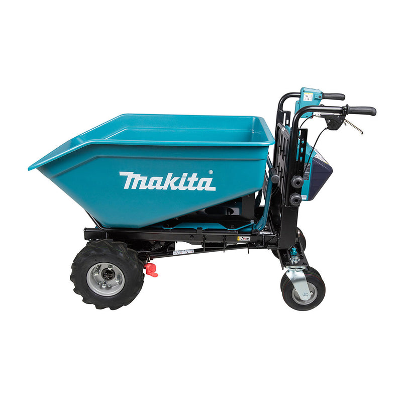 Xe vận chuyển hàng hóa Makita DCU602 dùng Pin 18V x2 LXT, tải trọng tối đa 300kg