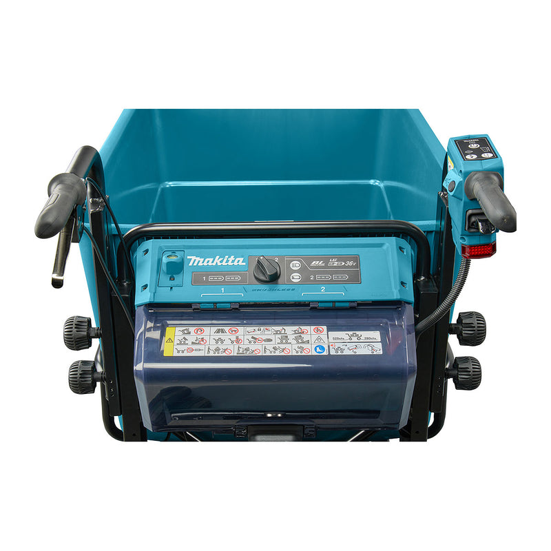 Xe vận chuyển hàng hóa Makita DCU605 dùng Pin 18V x2 LXT, tải trọng 300kg
