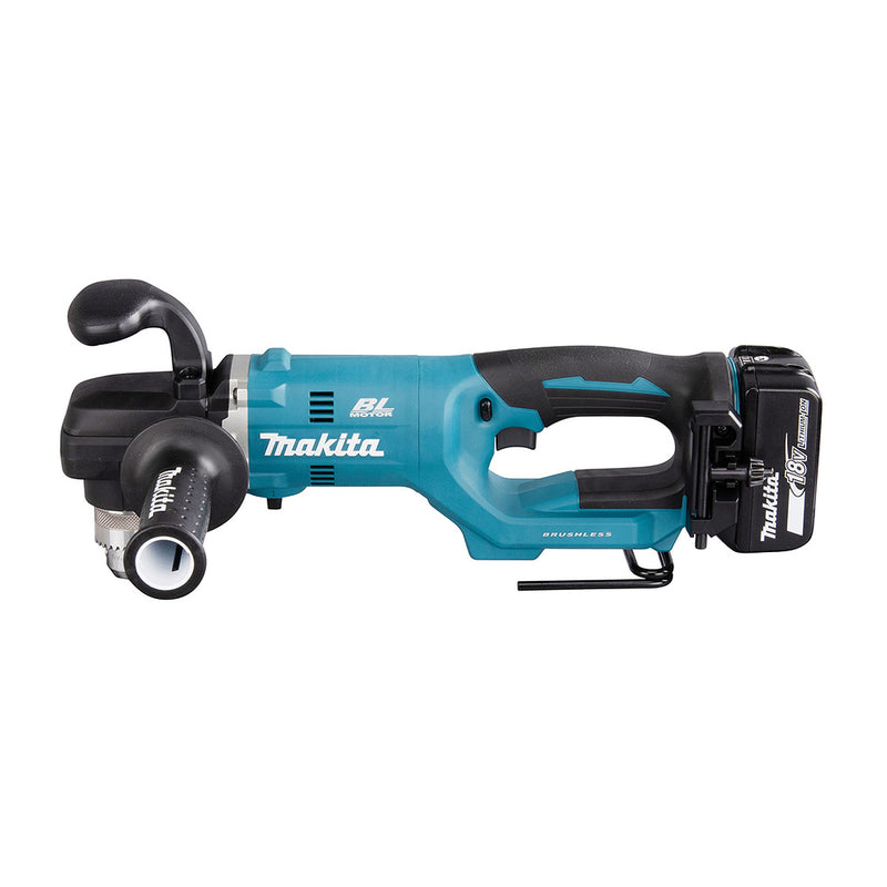 Máy khoan góc Makita DDA450 dùng Pin 18V LXT, đầu khoan có khóa 13mm, công nghệ ADT