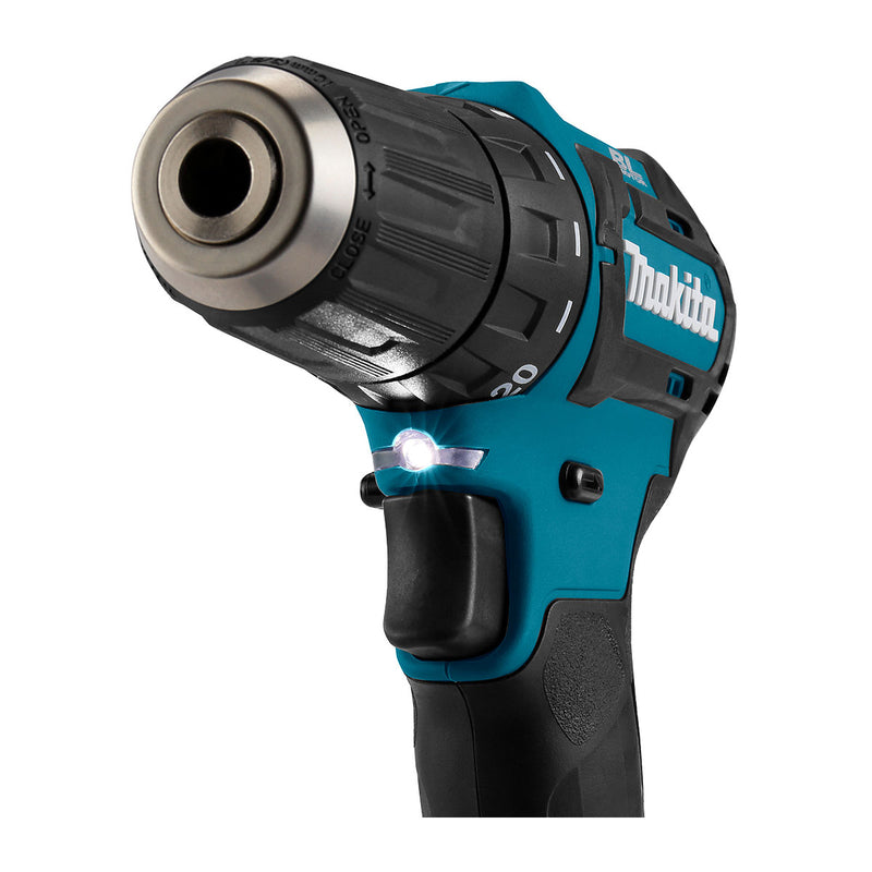 Máy khoan gỗ thép Makita DF332D dùng Pin 12Vmax CXT, đầu kẹp 10mm