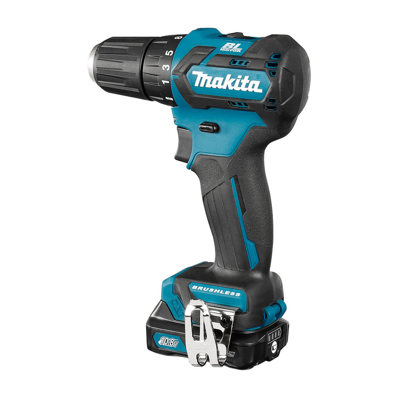 Máy khoan gỗ thép Makita DF332D dùng Pin 12Vmax CXT, đầu kẹp 10mm