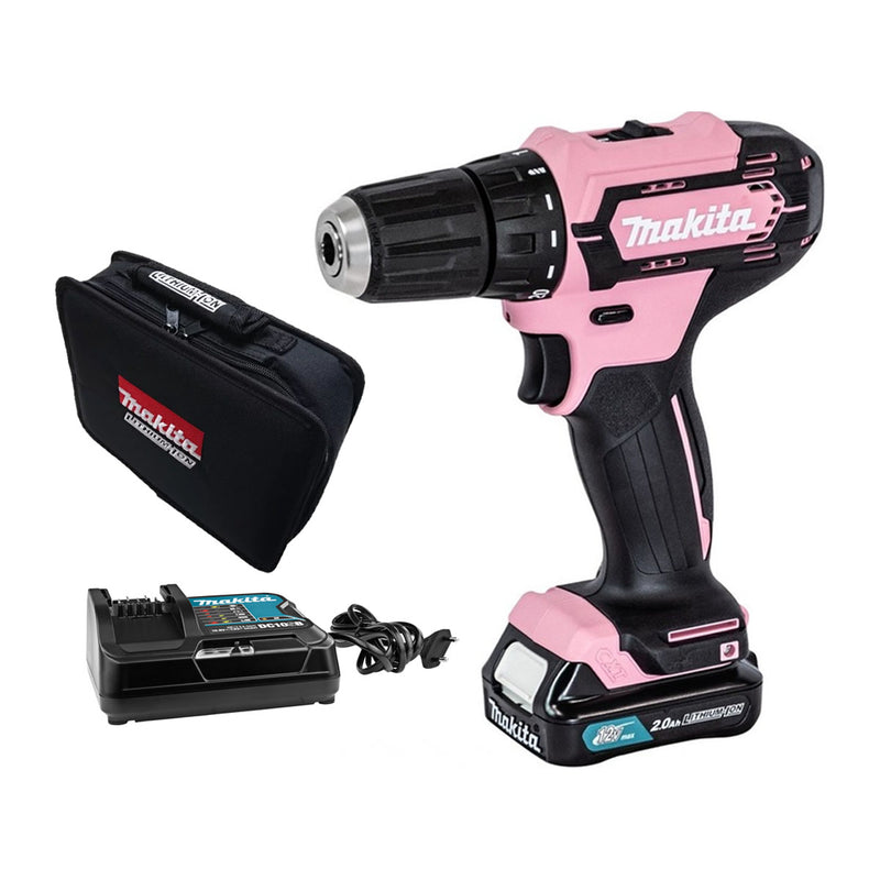 Máy khoan gỗ thép Makita DF333D dùng Pin 12Vmax CXT đầu kẹp 10mm
