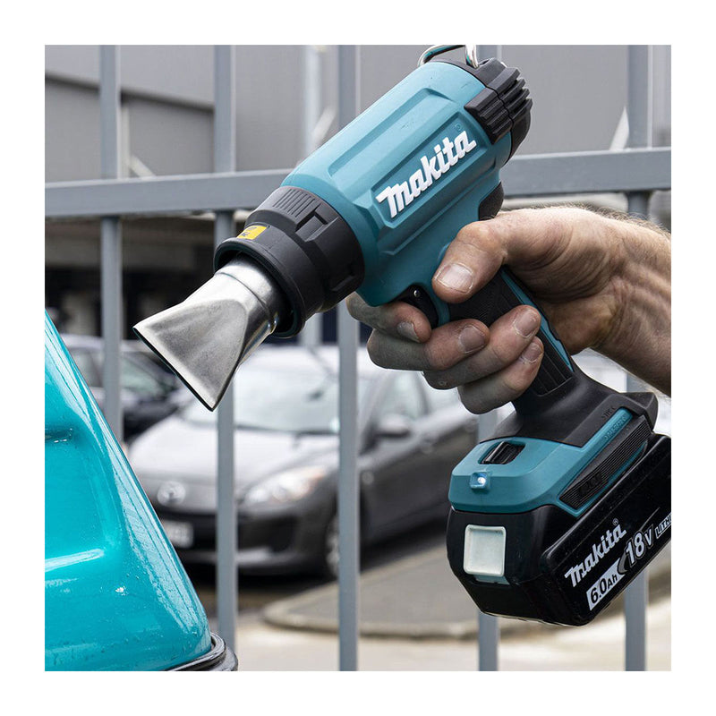 Máy khò nhiệt Makita DHG180 dùng pin 18V LXT, nhiệt độ từ 150 - 550 độ C