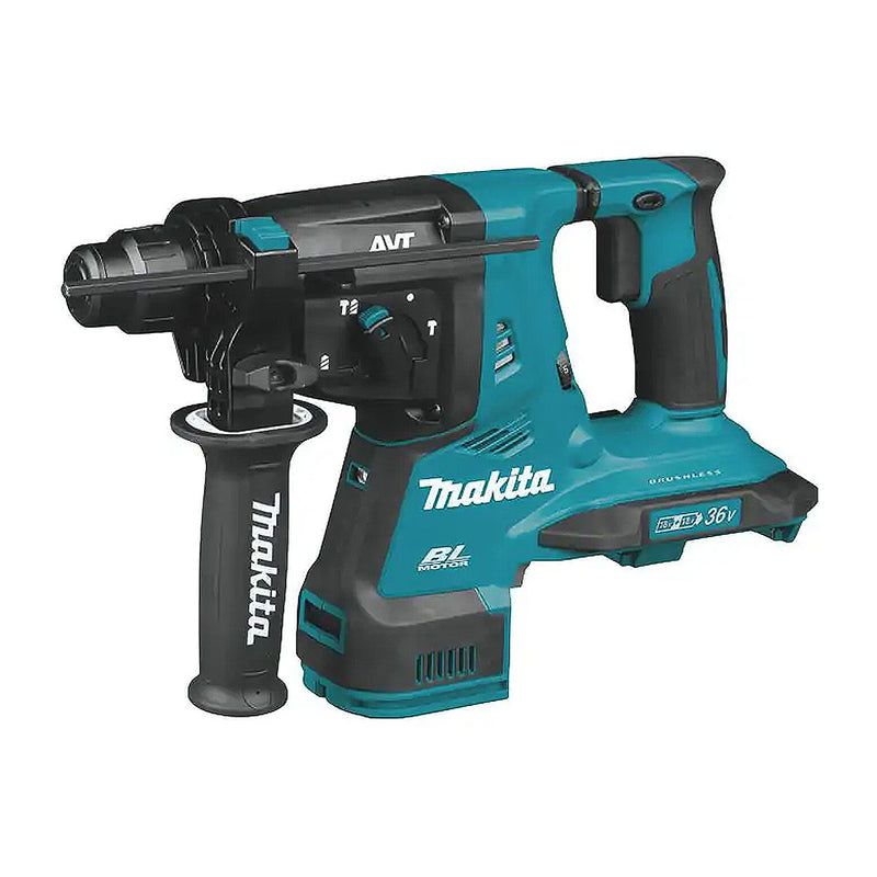 Máy khoan bê tông 3 chức năng Makita DHR280 dùng Pin 18V x2 LXT khả năng khoan 28mm đuôi gài SDS-Plus, công nghệ AVT