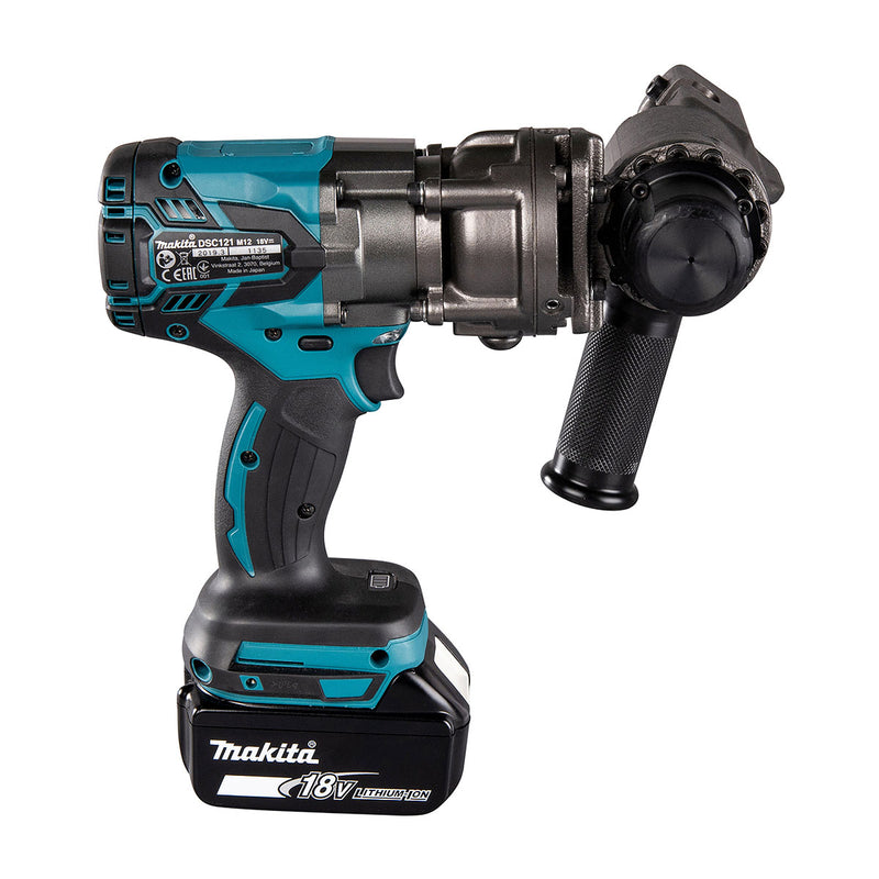 Máy cắt sắt ren Makita DSC121 dùng Pin 18V LXT, đường kính cắt từ 8mm - 12mm