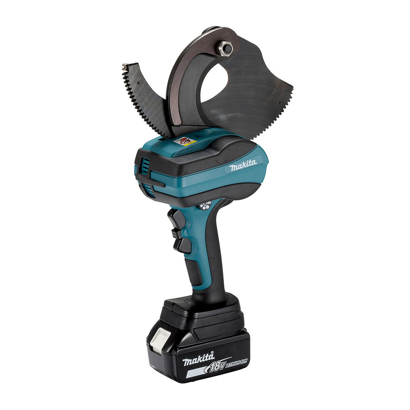 Máy cắt cáp nhông Makita DTC102 dùng Pin 18V LXT, độ rộng cắt tối đa 65mm