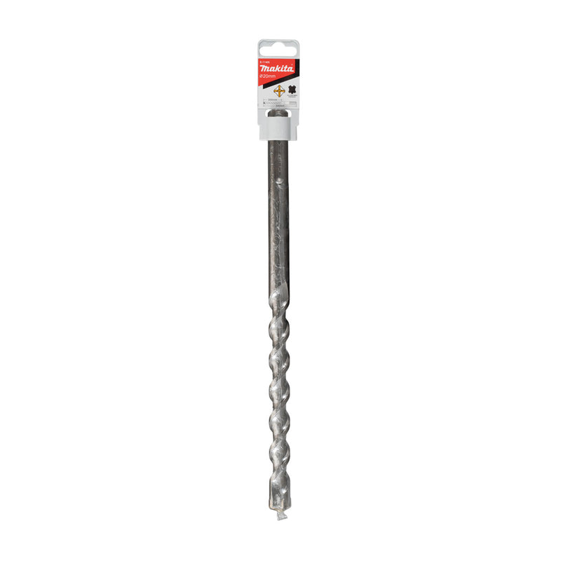 Mũi khoan 4 cạnh Makita đuôi gài SDS-Max đường kính mũi từ 12mm-30mm ( Cấp 3 sao )