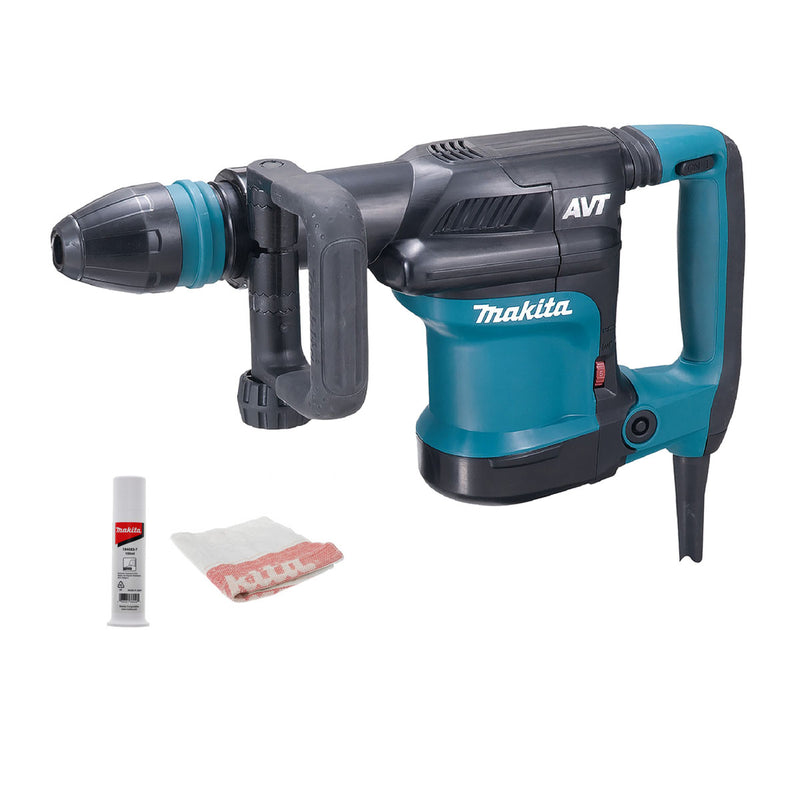 Máy đục bê tông Makita HM0871C, công suất 1,100W đuôi gài SDS-Max, công nghệ chống rung AVT