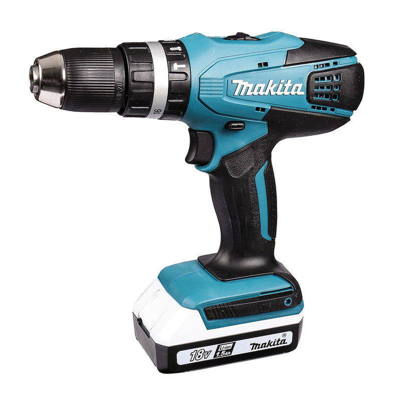 Máy khoan búa Makita HP457 dùng Pin 18V ( dòng G tiết kiệm ) đầu kẹp 13mm