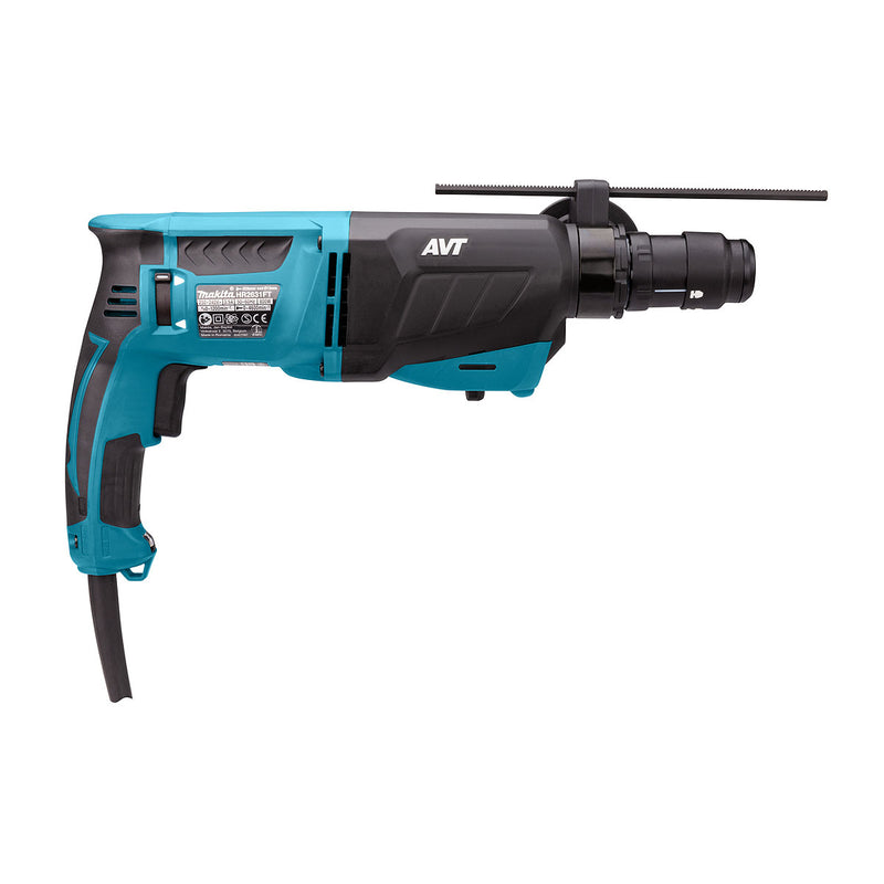 Máy khoan bê tông 3 chức năng Makita HR2631FX5 công suất 800W đuôi gài SDS-Plus, công nghệ chống rung AVT