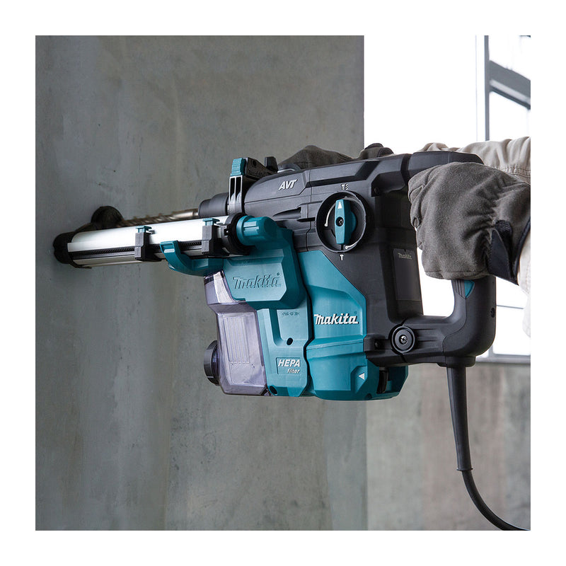 Máy khoan bê tông 3 chức năng Makita HR3011FCWJ công suất 1010W, đuôi gài SDS-Plus, công nghệ chống rung AVT