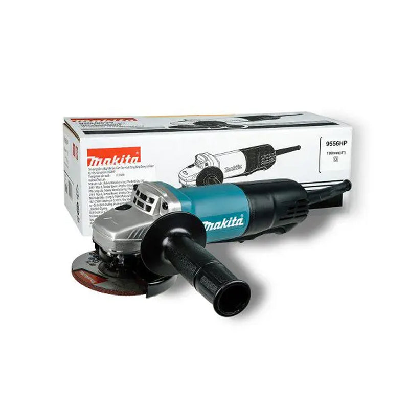 Máy mài góc Makita 9556HP công suất 840W đường kính lưỡi 100mm, công tắc bóp