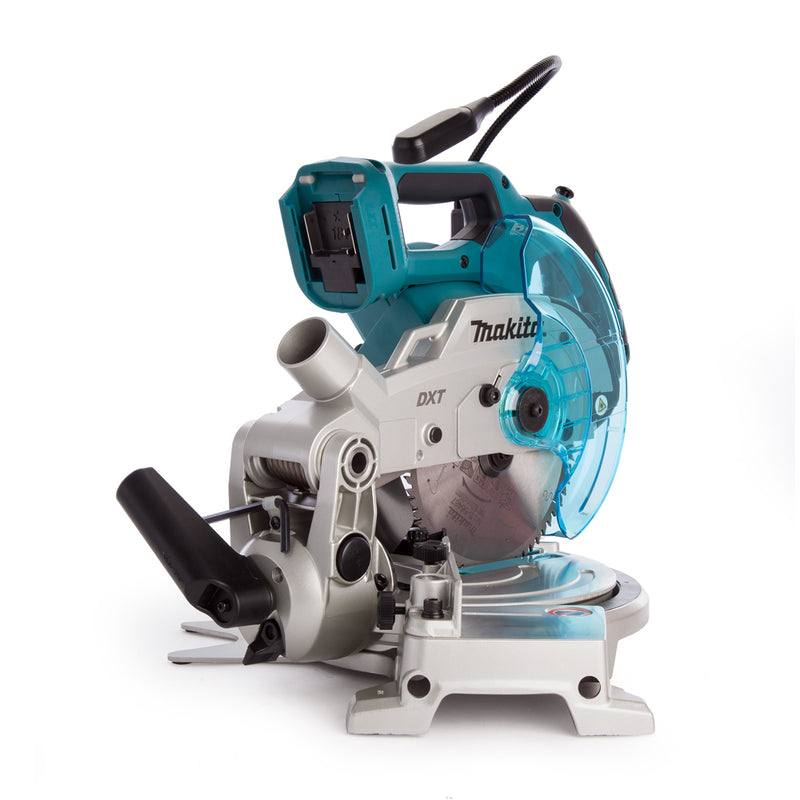 Máy cưa đa góc Makita DLS600 dùng Pin 18V LXT, đường kính lưỡi cắt 165mm, công nghệ ADT, DXT