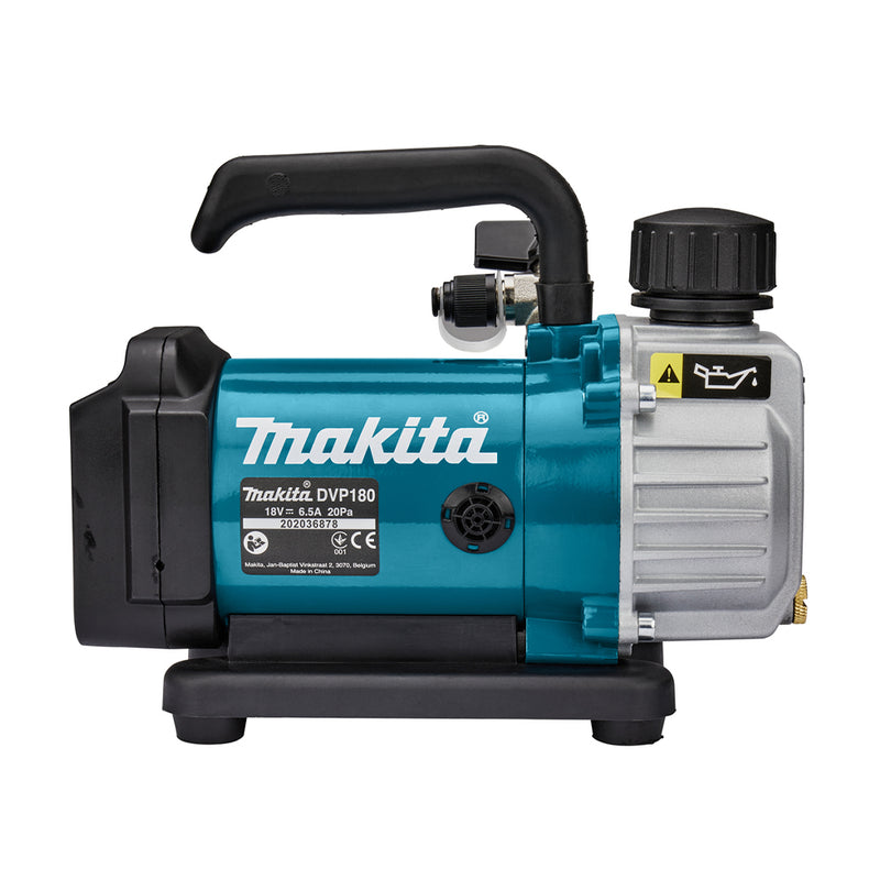 Máy hút chân không Makita DVP180 dùng Pin 18V LXT, tốc độ hút 50 L/phút, áp suất 20Pa ( 150 microns )