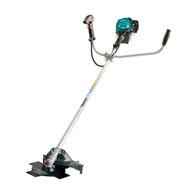 Máy cắt cỏ chạy xăng Makita EM2500U công suất 730W, đường kính lưỡi 230mm, tay cầm chữ U
