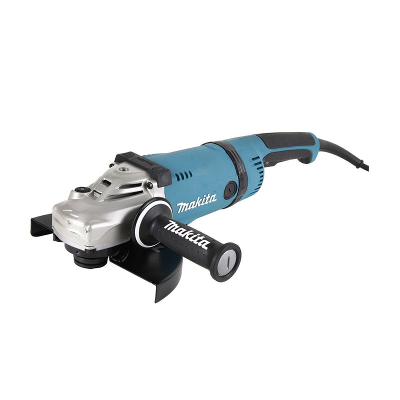 Máy mài góc Makita GA9030, đường kính lưỡi 230mm, công suất 2400W, công tắc bóp, có chức năng xoay trục thân máy