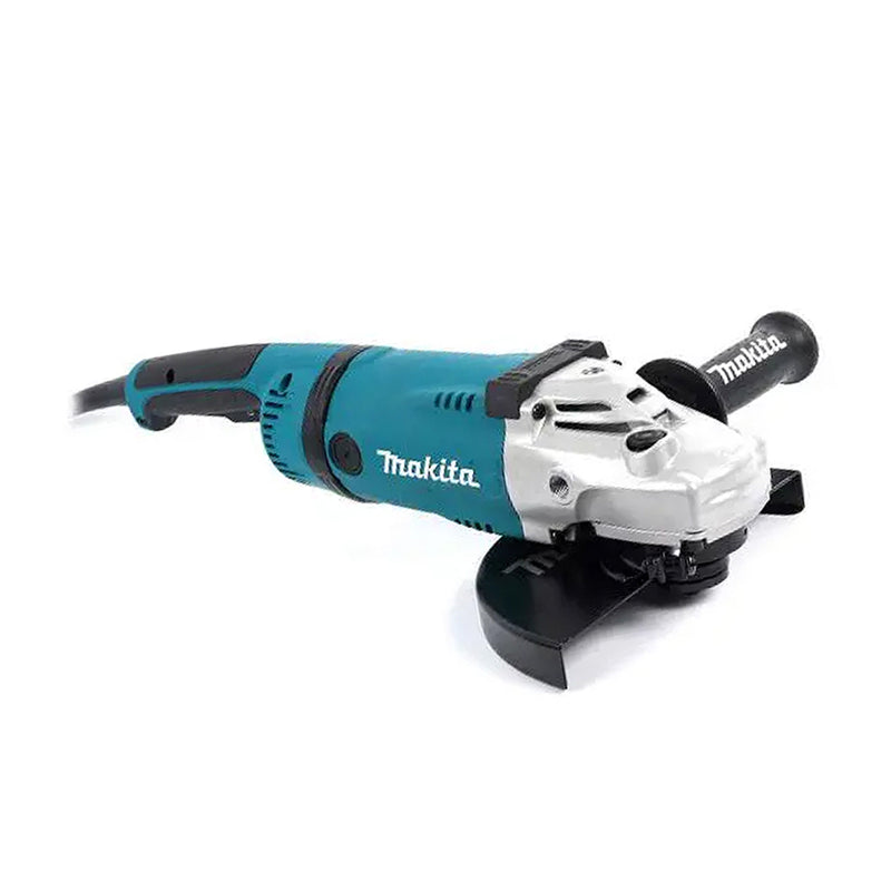 Máy mài góc Makita GA9030, đường kính lưỡi 230mm, công suất 2400W, công tắc bóp, có chức năng xoay trục thân máy