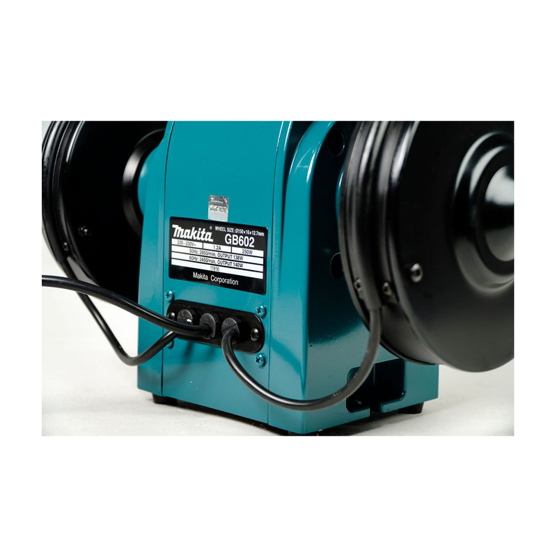 Máy mài 2 đá Makita GB602, đường kính đá mài 150mm, công suất 250W