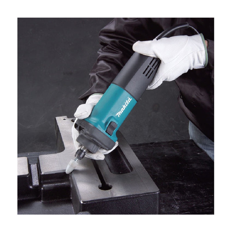 Máy mài khuôn Makita GD0603, công suất 240W chấu bóp 6mm, nòng dài, công tắc đuôi