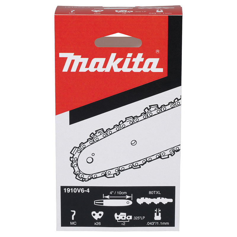 Dây xích Makita 1910V6-4 chiều dài 100mm, độ dày 1.1mm, bước xích .325"LP, 26 mắc xích