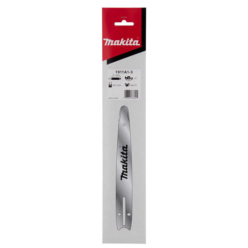 Lam xích trượt, điêu khắc Makita chiều dài 250mm, độ dày rãnh lam 1.3mm, bước xích 1/4"