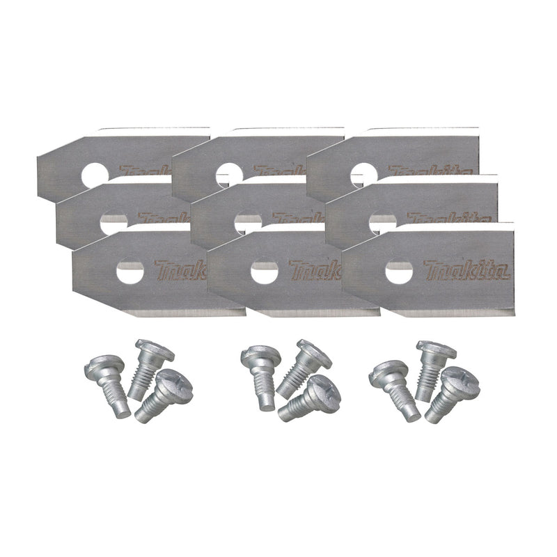 Hộp 9 lưỡi cắt cỏ Makita 1913M9-3 kích thước 240mm dùng cho Robot cắt cỏ Pin RM350D