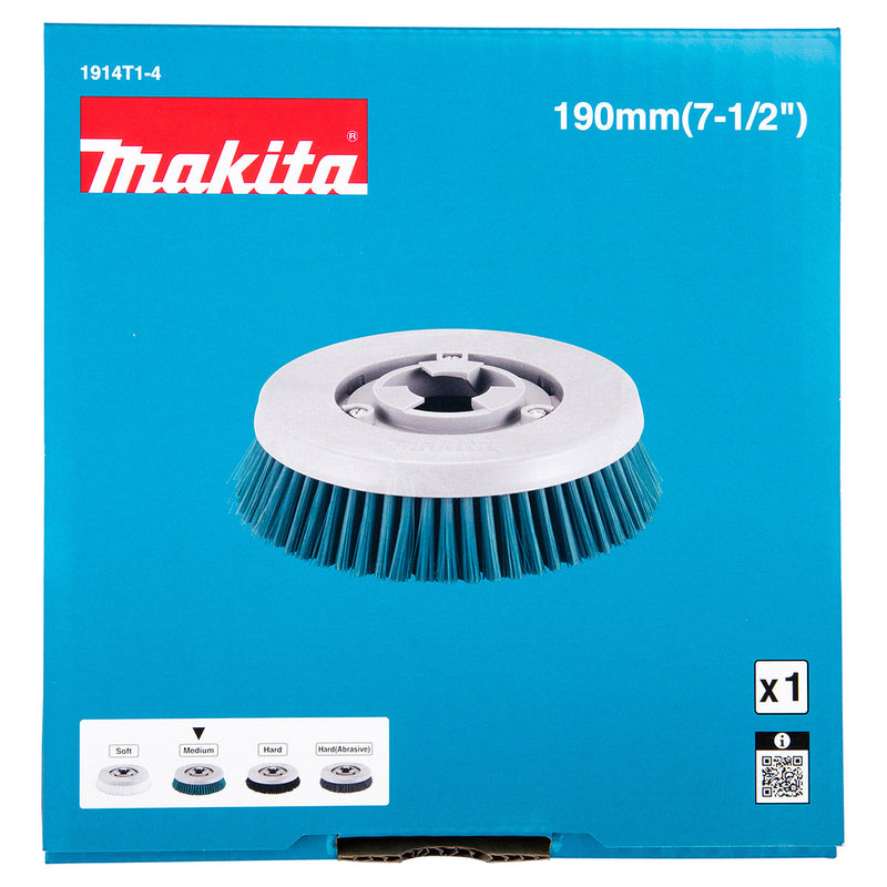 Bàn chải chà sàn lông vừa Makita 1914T1-4 đường kính 190mm