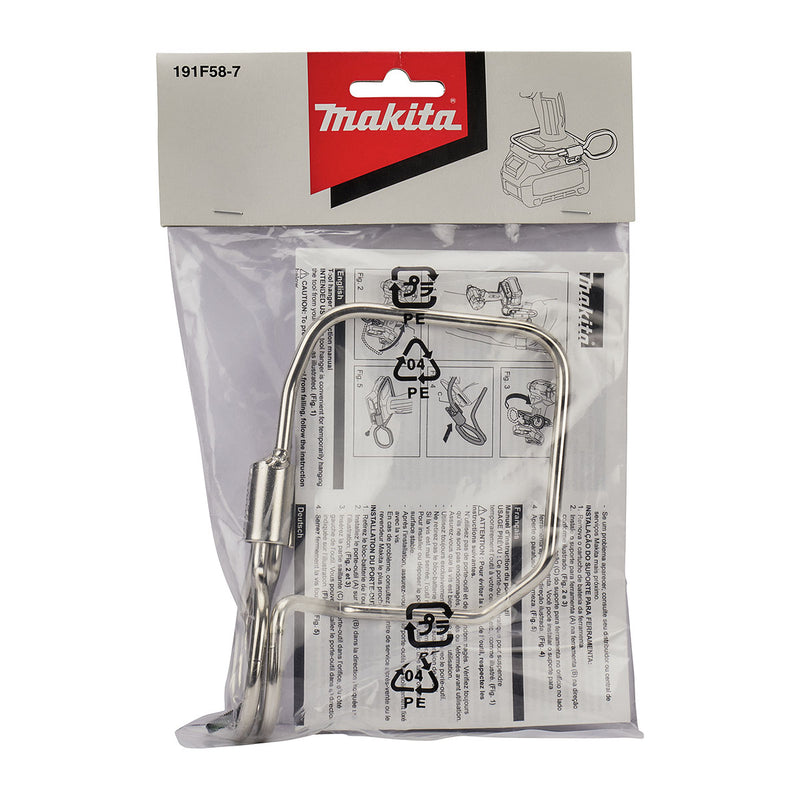 Móc treo máy Makita 191F58-7 dùng cho máy TD001G, TD002G, TD003G, TW004G