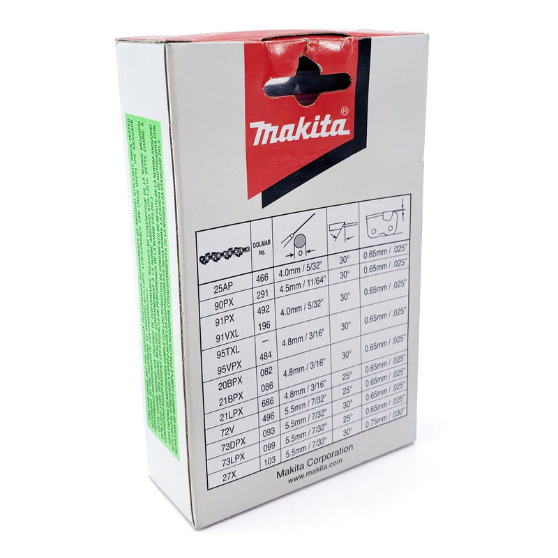 Dây xích Makita 191H02-6 chiều dài 350mm, độ dày 1.1mm, bước xích 3/8" LP, 52 mắc xích