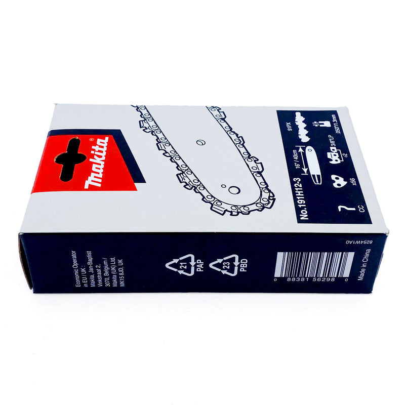 Dây xích Makita 191H12-3 chiều dài 400mm, độ dày 1.3mm, bước xích 3/8"LP, 56 mắc xích