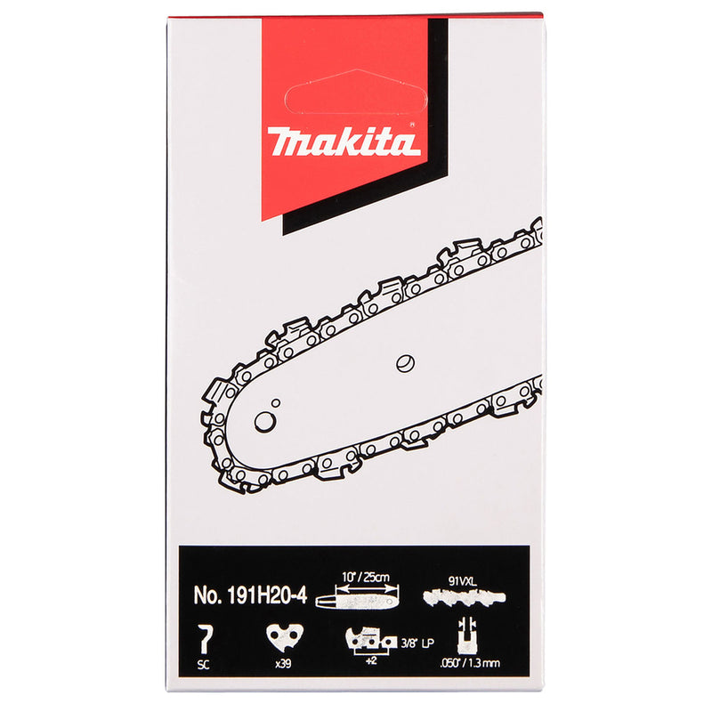 Dây xích Makita 191H20-4 chiều dài 250mm, độ dày 1.3mm, bước xích 3/8"LP, 39 mắc xích