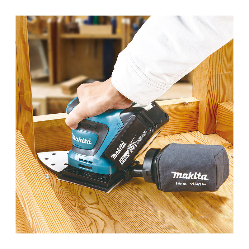 Đế nhám Makita 191Y22-2 loại gai và xù hình tam giác, kích thước 112mm tương thích với các máy DBO480, DBO481, DBO482