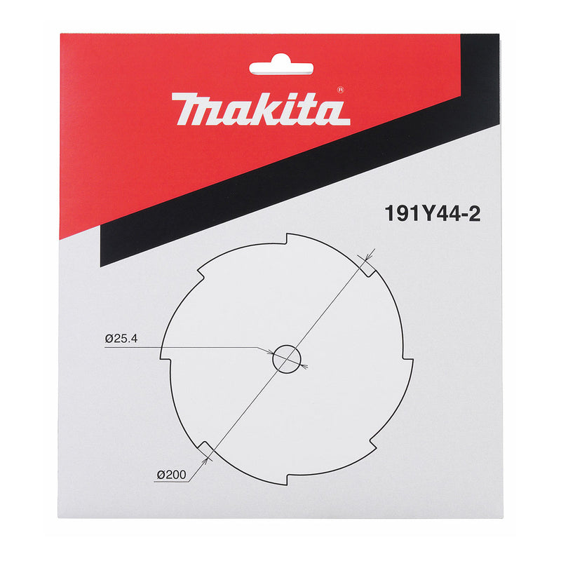 Lưỡi cắt cỏ 8 răng Makita đường kính từ 200mm-230mm, lỗ cốt 25.4mm cho cỏ cao và cứng