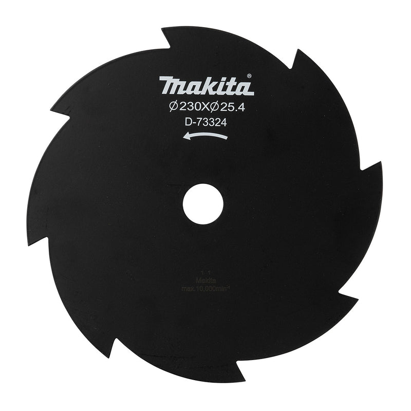Lưỡi cắt cỏ 8 răng Makita đường kính từ 200mm-230mm, lỗ cốt 25.4mm cho cỏ cao và cứng